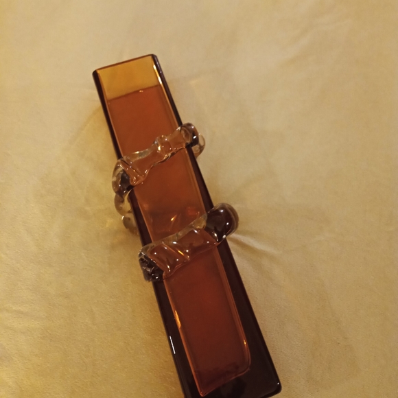 Vintage glass vase - Picture 3 of 11